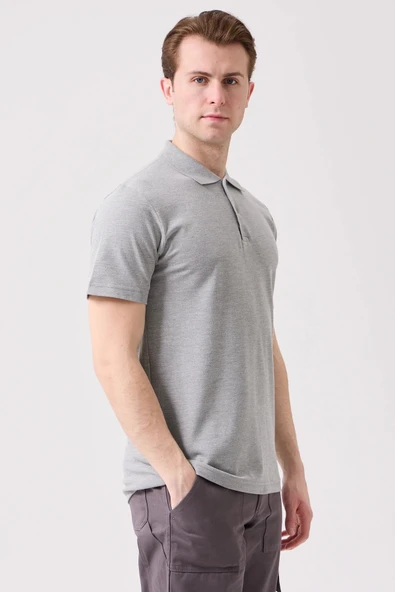 Herba Polo Yaka T-Shirt - Pamuklu, Nefes Alabilir, Klasik ve Rahat Kesim - 3