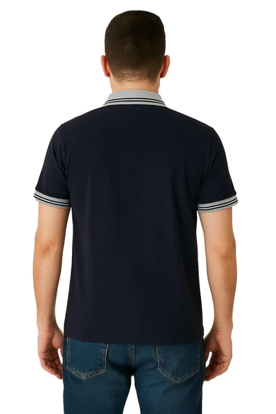 Biloba Polo Yaka T-Shirt - Şık, Nefes Alabilir, Pamuklu, Günlük ve İş Kullanımı İçin - Resim 5