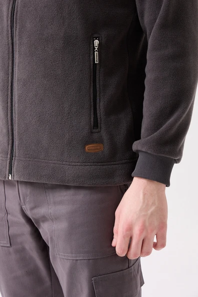 Galanthus Polar Mont Erkek Fermuarlı Sıcak Tutan Rahat ve Dayanıklı Kışlık Ceket - 5