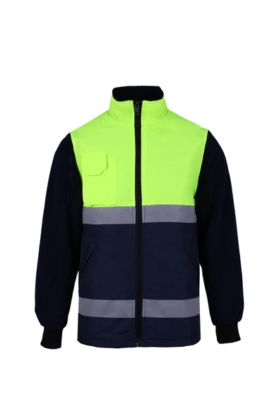 Pendula Kışlık Mont Lacivert Sarı Renkli