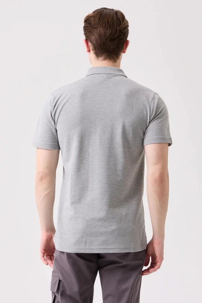 Herba Polo Yaka T-Shirt - Pamuklu, Nefes Alabilir, Klasik ve Rahat Kesim - 5