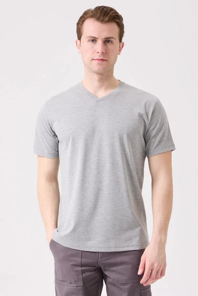 Herba V Yaka T-Shirt - Nefes Alabilir, Rahat ve Şık Tasarım ürün görseli