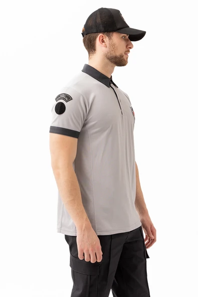 Özel Güvenlik Kısa Kollu Polo Tişört Armalı Profesyonel ve Şık Tasarım - Resim 6
