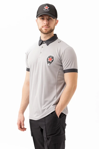 Özel Güvenlik Kısa Kollu Polo Tişört Armalı Profesyonel ve Şık Tasarım - Resim 7