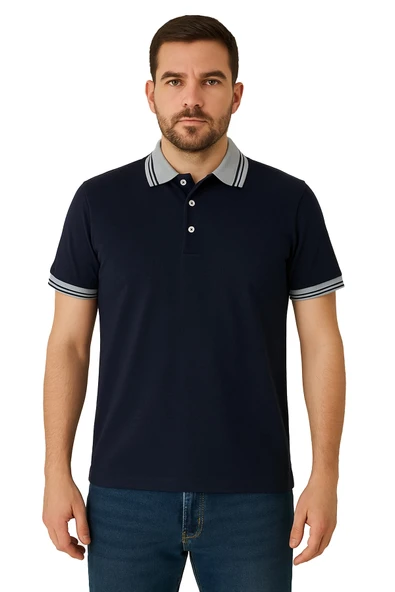 Biloba Polo Yaka T-Shirt - Şık, Nefes Alabilir, Pamuklu, Günlük ve İş Kullanımı İçin ürün görseli