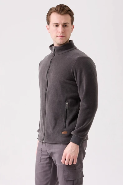 Galanthus Polar Mont Erkek Fermuarlı Sıcak Tutan Rahat ve Dayanıklı Kışlık Ceket - 3