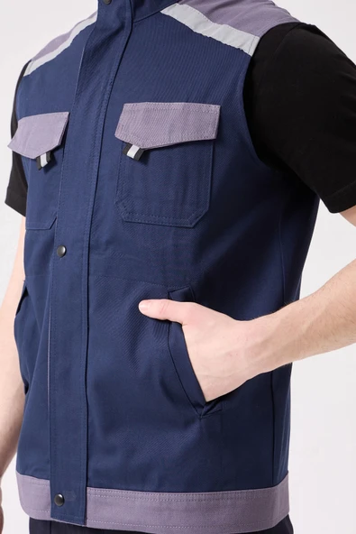 Blaze Yazlık İş Yeleği - Hafif, Nefes Alabilir ve Çok Cepli - Resim 7