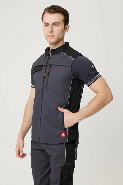 Allium Yazlık İş ve Outdoor Yelek - Hafif, Dayanıklı, Nefes Alabilir, Fonksiyonel Cepli ürün görseli