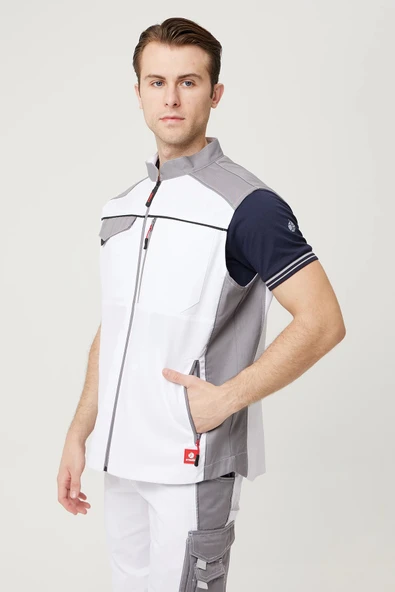 Allium Yazlık İş ve Outdoor Yelek - Hafif, Dayanıklı, Nefes Alabilir, Fonksiyonel Cepli ürün görseli