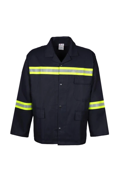 Projacket Alev Almaz Yangın Koruma İş Güvenlik Takımı SMY-10031 Yüksek Koruma - Resim 4