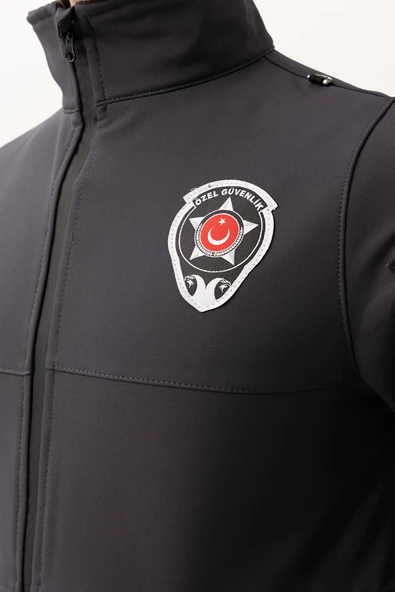 Güvenlik Kıyafetleri KM-Softshell Mont Su ve Rüzgar Geçirmez, Nefes Alabilen Özel Güvenlik Montu - 8