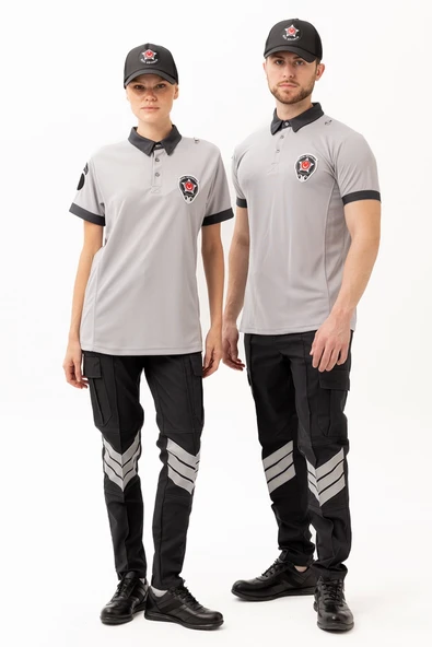 Özel Güvenlik Kısa Kollu Polo Tişört Armalı Profesyonel ve Şık Tasarım ürün görseli