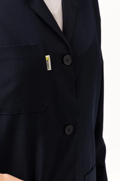 Vanessa Kadın Önlüğü - Şık, Rahat ve Dayanıklı, Cepli Uzun Kollu Model - Resim 3