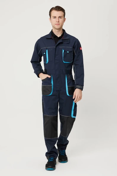 Alaska Tulum Erkek İş Tulumu Çok Cepli Koruyucu Tulum Dayanıklı Tasarım Şık ve Rahat Kesim ürün görseli