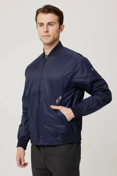 Morino Jacket Erkek Klasik Bomber Ceket Fermuarlı Şık Tasarım Dayanıklı Kumaş Rahat Kesim - 4