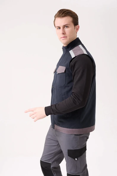 Blaze Kışlık İş Yeleği - Sıcak Tutucu, Rüzgar Geçirmez, Fonksiyonel Cepli - 4