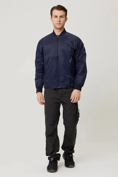 Morino Jacket Erkek Klasik Bomber Ceket Fermuarlı Şık Tasarım Dayanıklı Kumaş Rahat Kesim - 2