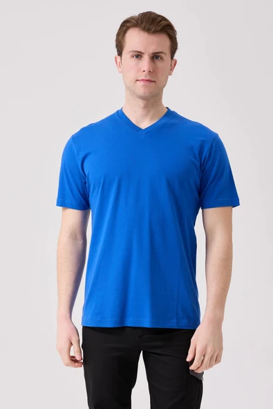 Galanthus V Yaka T-Shirt - Nefes Alabilir, Rahat ve Şık Tasarım ürün görseli