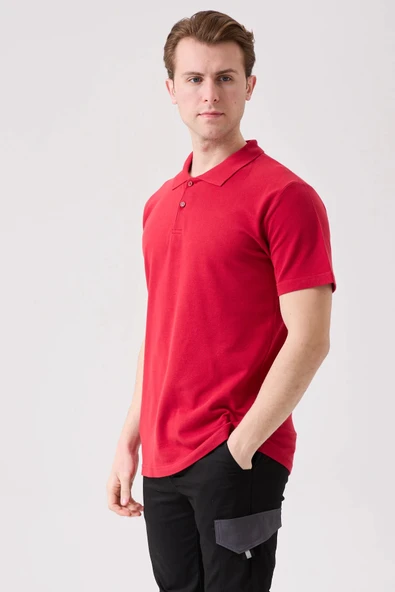 Galanthus Polo Yaka T-Shirt - Pamuklu, Nefes Alabilir, Klasik ve Şık Tasarım - Resim 2