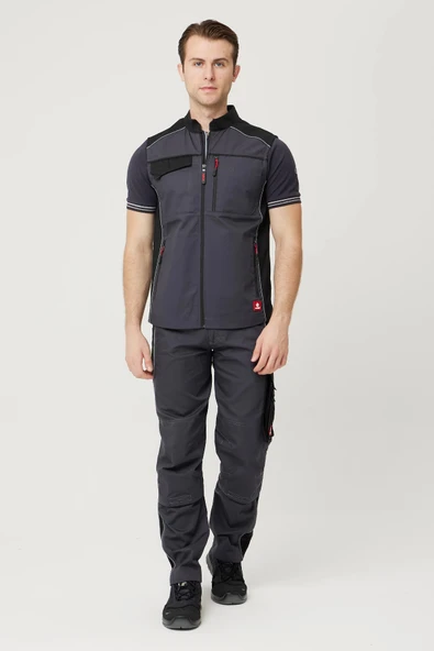 Allium Yazlık İş ve Outdoor Yelek - Hafif, Dayanıklı, Nefes Alabilir, Fonksiyonel Cepli - Resim 2