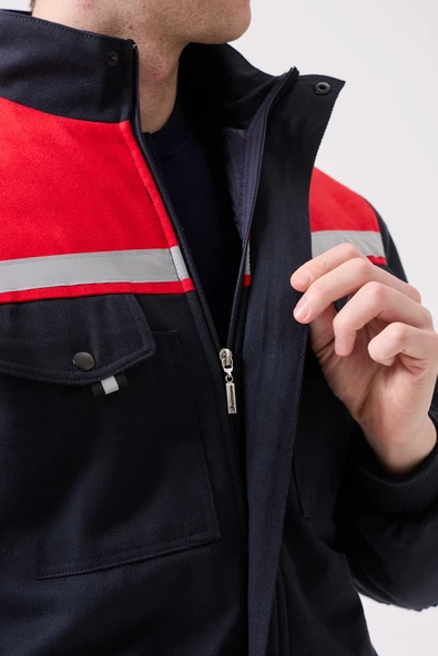 ROYAL KIŞLIK MONT İçi Kapitoneli Reflektörlü Sıcak Tutan Dayanıklı İş Montu - Resim 7