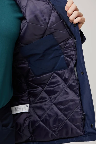 Salix Oxford Reflektörlü İş Güvenliği Parkası - Su ve Rüzgar Geçirmez, Soğuk Havalara Dayanıklı Mont - Resim 9