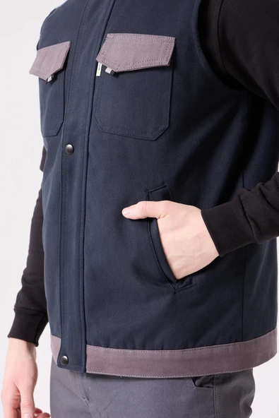 Blaze Kışlık İş Yeleği - Sıcak Tutucu, Rüzgar Geçirmez, Fonksiyonel Cepli - 8