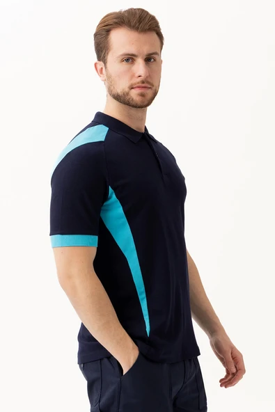 Flora Polo Yaka T-Shirt - Nefes Alabilir, Şık ve Rahat, Günlük ve İş Kullanımı İçin - Resim 2