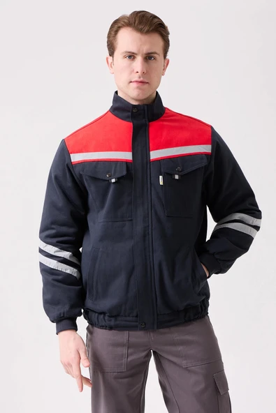 ROYAL KIŞLIK MONT İçi Kapitoneli Reflektörlü Sıcak Tutan Dayanıklı İş Montu ürün görseli 1