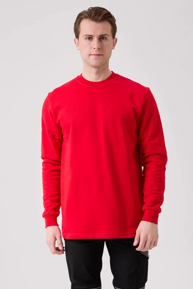 Galanthus Basic Sweatshirt - Uzun Kollu, Pamuklu, Rahat Kesim, Günlük ve İş Kullanımı İçin ürün görseli