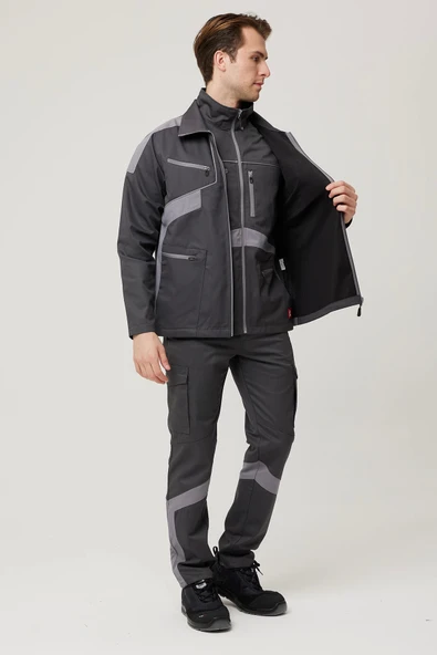 PYRUS Gabardin Mont Dayanıklı Fonksiyonel Çok Cepli Şık ve Koruyucu Dış Giyim - 3