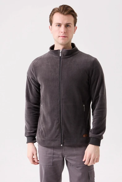 Galanthus Polar Mont Erkek Fermuarlı Sıcak Tutan Rahat ve Dayanıklı Kışlık Ceket - 6