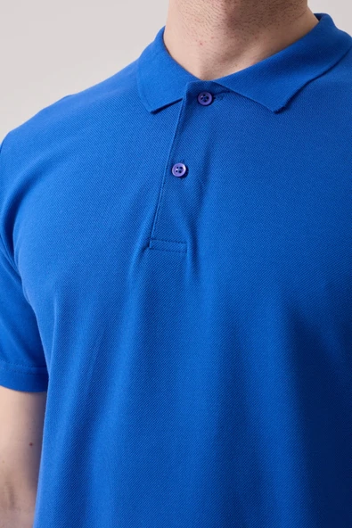 Galanthus Polo Yaka T-Shirt - Pamuklu, Nefes Alabilir, Klasik ve Şık Tasarım - Resim 4