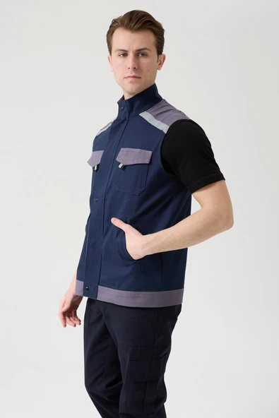 Blaze Yazlık İş Yeleği - Hafif, Nefes Alabilir ve Çok Cepli - Resim 5