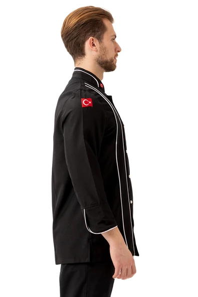 Hispanica Şef Aşçı Ceketi - Profesyonel, Nefes Alabilir, Şık ve Dayanıklı Mutfak Ceketi - Resim 2