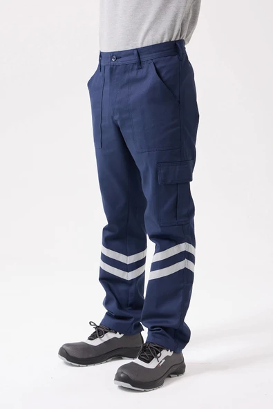 Royal Yazlık Reflektörlü İş Güvenlik Pantolonu 4 Cepli Hafif ve Dayanıklı - Resim 2