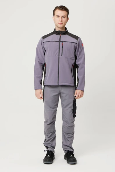 Allium Softshell Mont Suya Dayanıklı Rüzgar Kesici Termal İç Astarlı