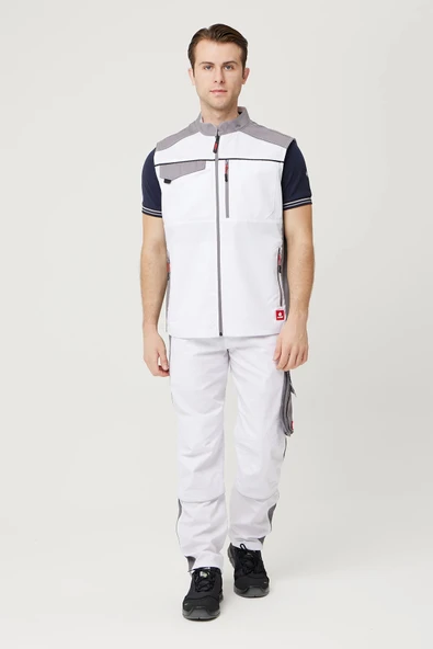 Allium Yazlık İş ve Outdoor Yelek - Hafif, Dayanıklı, Nefes Alabilir, Fonksiyonel Cepli - Resim 2