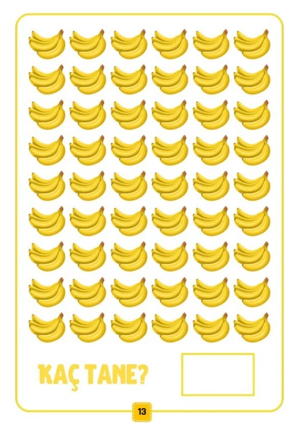 Çocuklara Meyvelerle Saymayı Öğreten YAZ-SİL Kitabı - Resim 6
