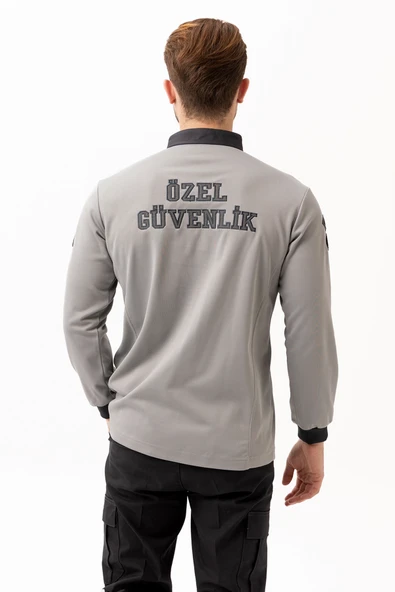 Özel Güvenlik Armalı Uzun Kollu Polo Tişört Profesyonel Görünüm ve Konfor - 5