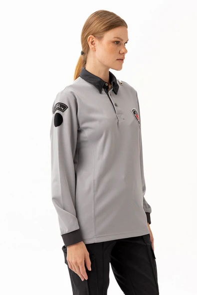 Özel Güvenlik Armalı Uzun Kollu Polo Tişört Profesyonel Görünüm ve Konfor - 10