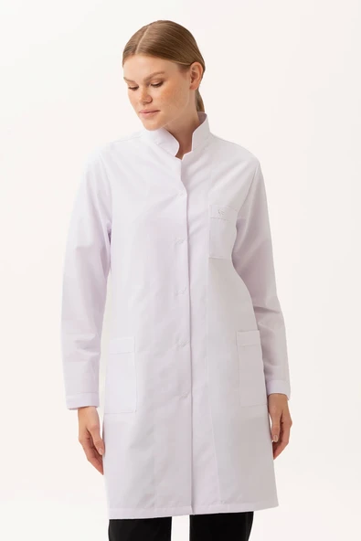 Arbutus Kadın Doktor ve Laboratuvar Önlüğü - Uzun Kollu, Dayanıklı ve Rahat Kesim - Resim 4