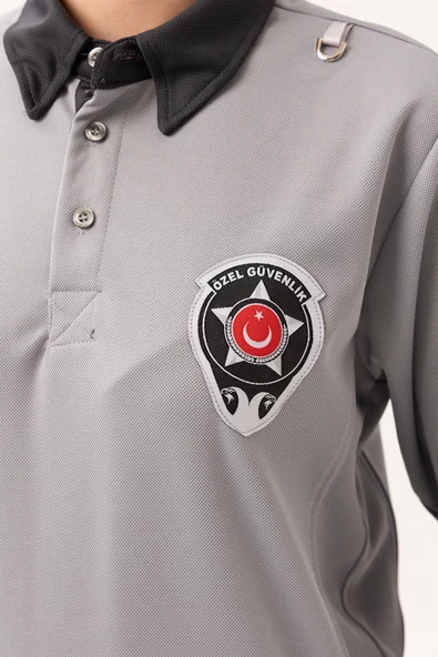 Özel Güvenlik Armalı Uzun Kollu Polo Tişört Profesyonel Görünüm ve Konfor - 11