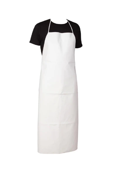 Askılı Önlük Muşamba ON 3000 Su Geçirmez Temizlik Hijyen Gıda Sanayi Uygun Koruyucu Önlük ürün görseli