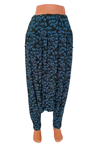 Turlu Viskon Penye Kumaş Desenli Yöresel Şalvar - SL6001