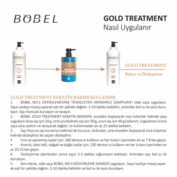 Keratin Saç Bakımı Seti - 3