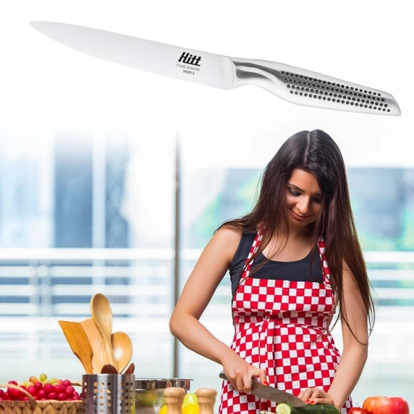 Miracle Omni® 12 cm Paslanmaz Çelik Ultra Keskin Mutfak Şef Bıçağı