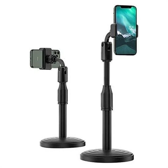 Miracle Omni 360 Derece Döndürülebilir Masaüstü Teleskopik Telefon Standı Çok Fonksiyonlu Telefon Tutucu
