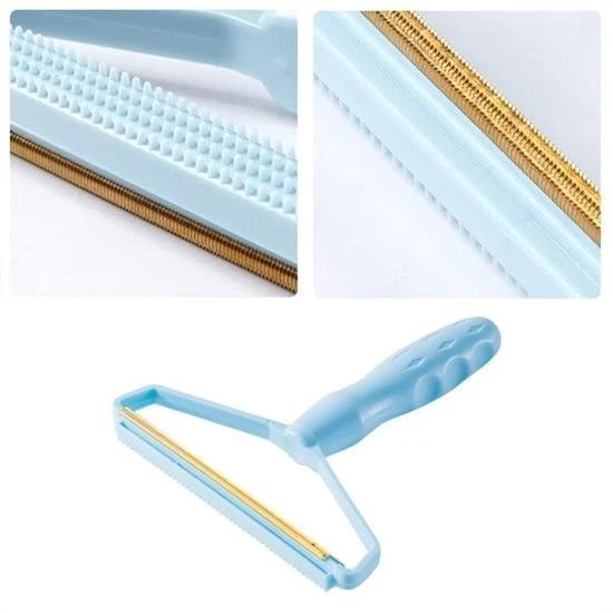 Miracle Omni® Çift Taraflı Elbise Kazak Plastik Kumaş Tüy Alma ve Tiftik Temizleyici Toplayıcı Taşınabilir
