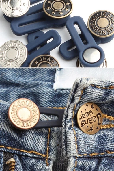 Miracle Omni® 10 Adet Yedek Kot Düğmeleri Beden Genişletici - Resim 8